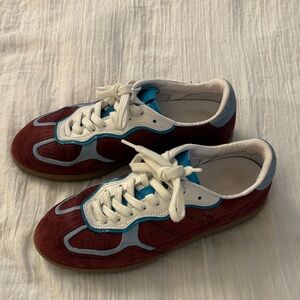 ALOHAS Red and Blue Women's Sneakers